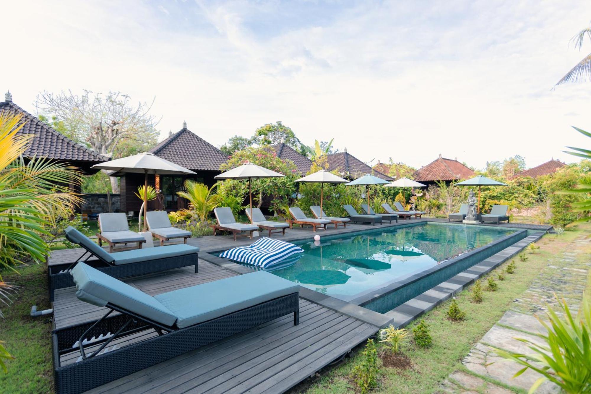 Sunset Star Huts Hotel Lembongan Buitenkant foto